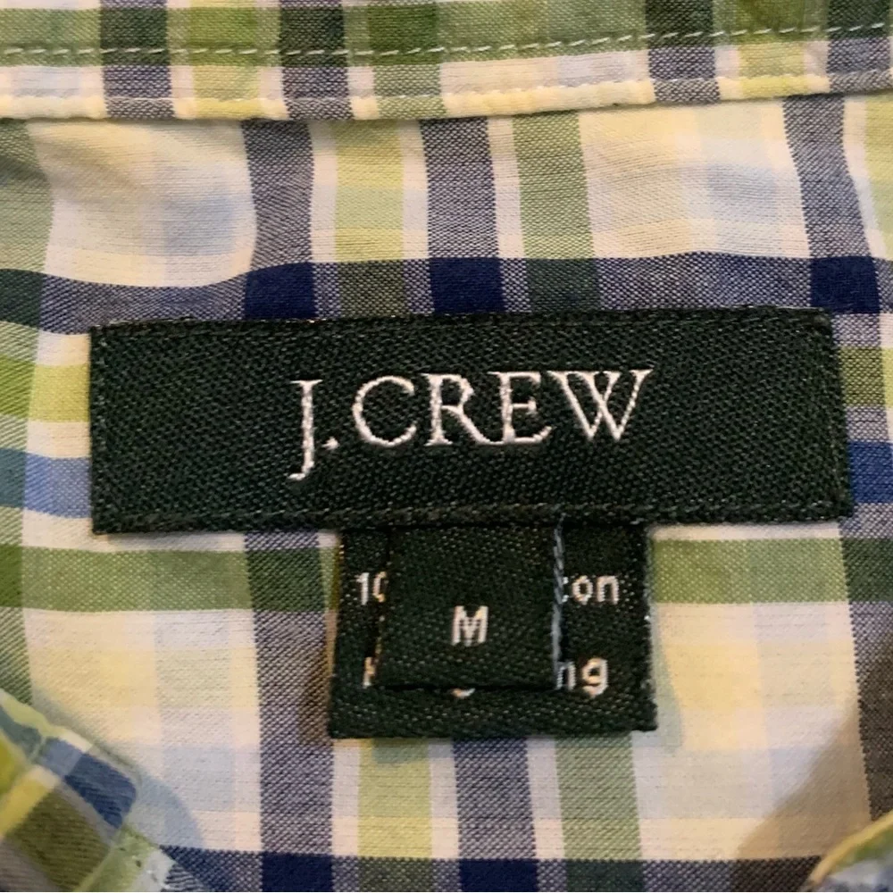 Men’s J.Crew Plaid Button Down Shirt Medium